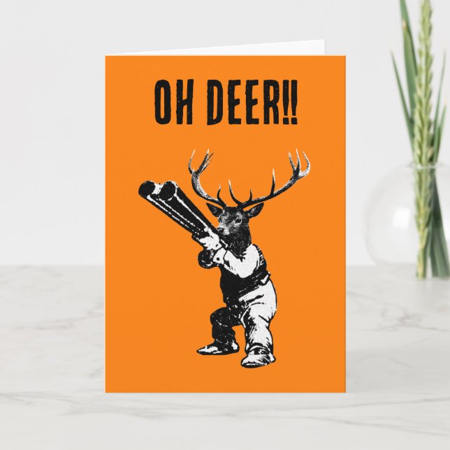 Cartão Deer Hunter Oh Deer Card (Frente)