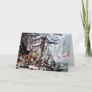 Cartão Deer Hunting Greeting Card