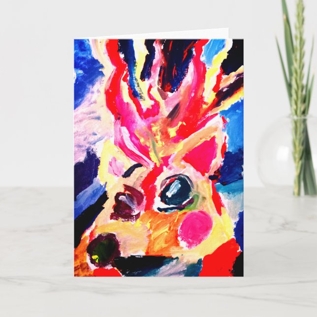 Cartão Deer winter joy (Frente)