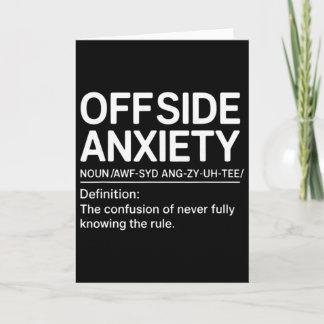 Cartão Definição de Futebol Engraçada Treinador de Jogado