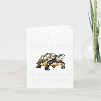 Cartão Definição de Mãe Tartaruga Funny Turtle Amante M