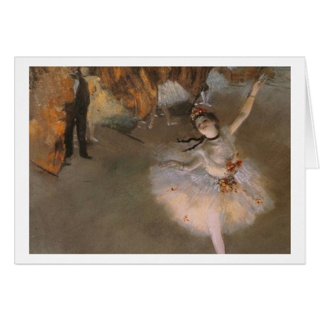Cartão Degas The Star (Frente Horizontal)