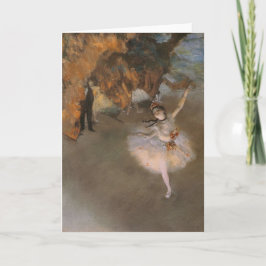 Cartão Degas The Star