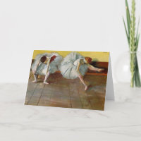 Degas Two Ballet Dancers Greeting Card