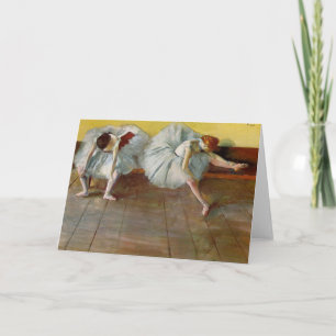 Cartão Degas Two Ballet Dancers Greeting Card