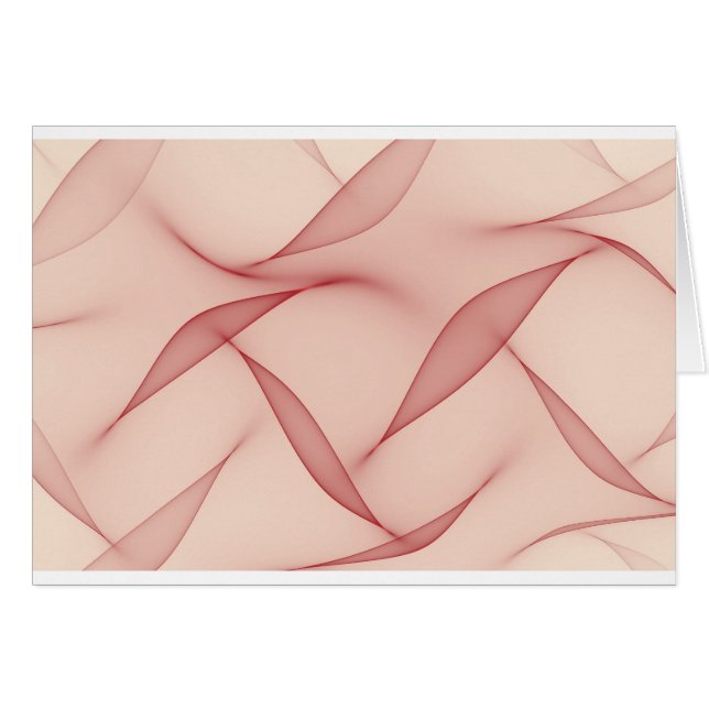 Cartão Deixa a Abstrato art (Frente Horizontal)