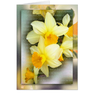 Cartão Deixado vá do passado