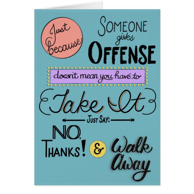 Cartão Deixais lhe seja (Frente)