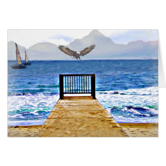 Cartão Deixando Ir!_ (Frente horizontal)