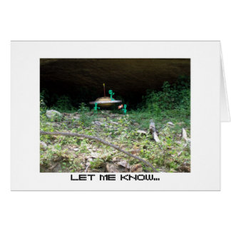 Cartão Deixe-me saber quando você entra para pousar.