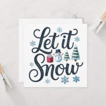 Deixe Nevar Homem de Neve Natal