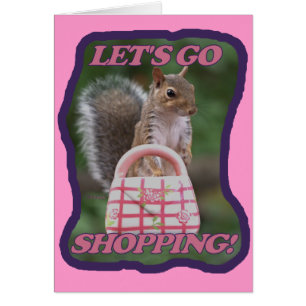 Cartão Deixe-nos ir comprar