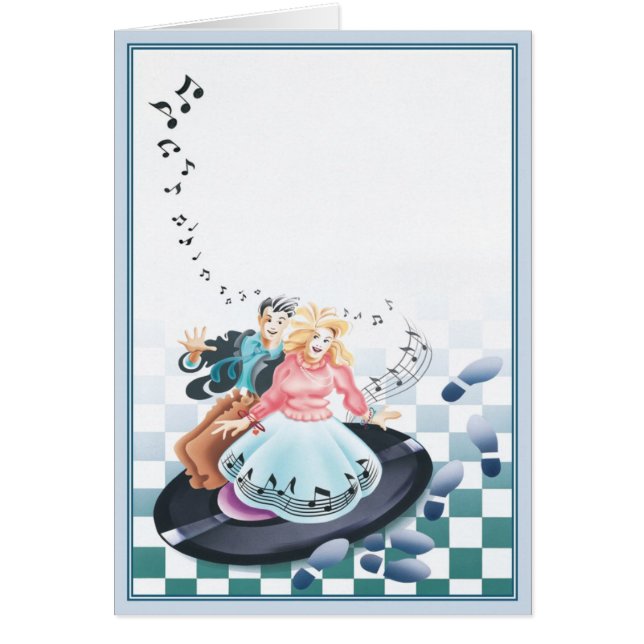 Cartão Deixe o bom © do rolo das épocas (Frente)