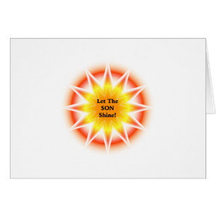 Cartão Deixe O Filho Brilhar