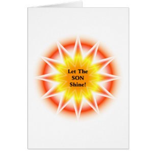 Cartão Deixe O Filho Brilhar