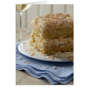 Cartão Deixe-os comer o bolo