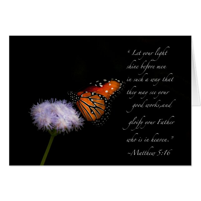 Cartão Deixe sua luz brilhar (Frente Horizontal)