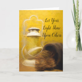Cartão Deixe sua luz brilhar