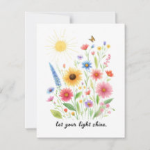 Deixe-te iluminar flores e sol