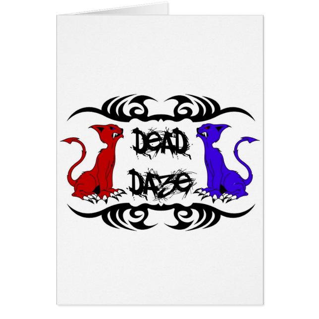 Cartão Deja Vu Cat (Frente)