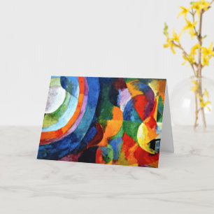 Cartão Delaunay - Formas Circulares, Sol, Lua