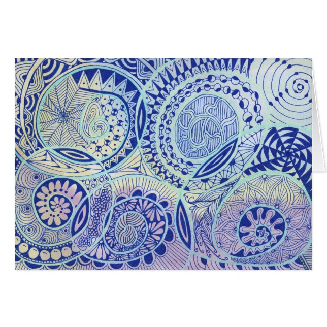 Cartão Delftine (Frente Horizontal)