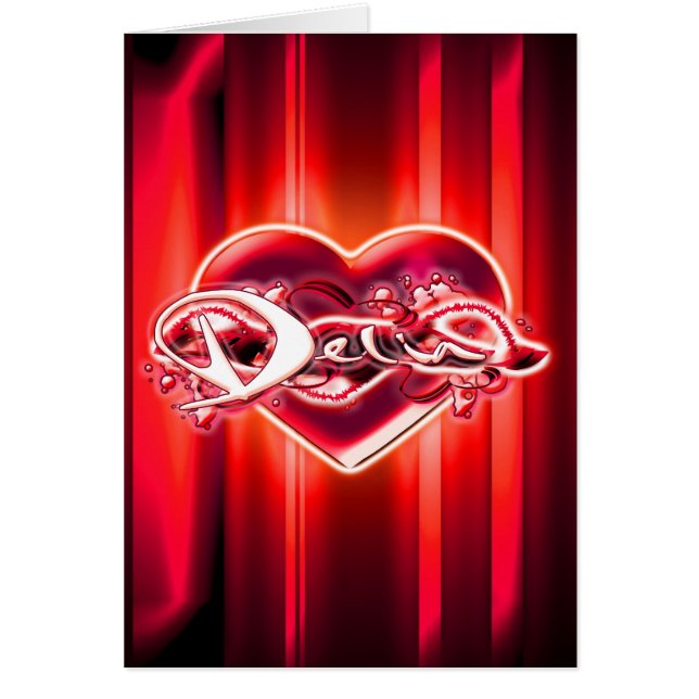 Cartão Delia (Frente)