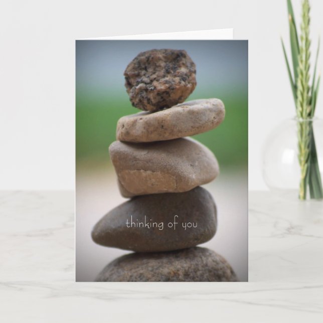 Cartão delicado... pensando em você (Frente)