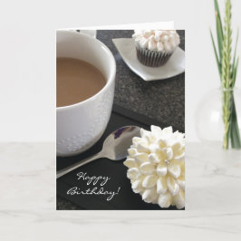 Cartão Delicious Cupcakes and Coffee