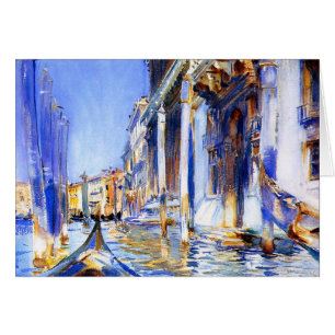Cartão Dell'Angelo Veneza de John Singer Sargent Rio