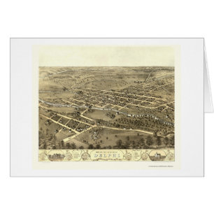 Cartão Delphi, no mapa panorâmico - 1868