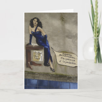 Cartão Demand The Impossible