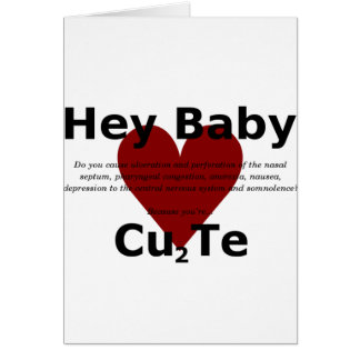 Cartão Demasiado bonito (Telluride de cobre)