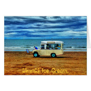 Cartão Demasiado frio para o sorvete!?