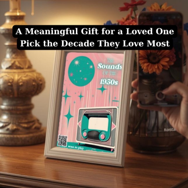 Cartão Dementia Thinking of You com QR de Música d (Criador carregado)