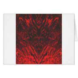 CARTÃO DEMÓNIO DE VIDRO