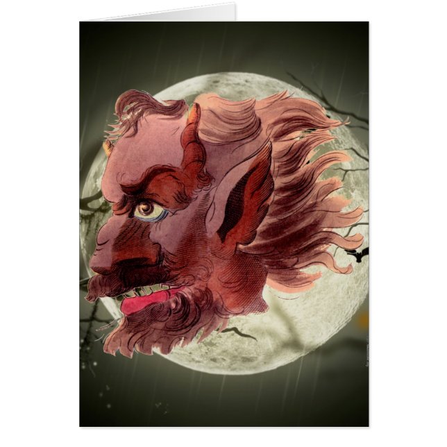 Cartão Demônio mau (Frente)