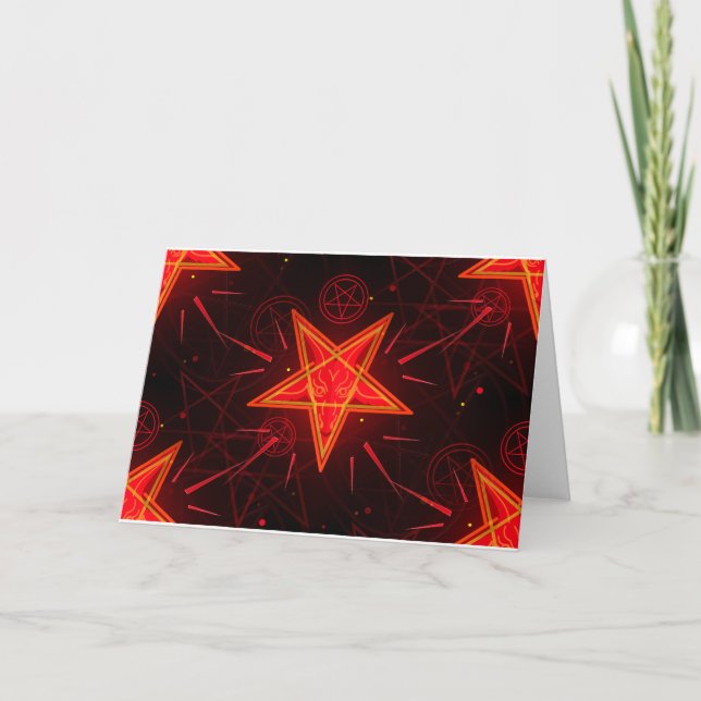 Cartão demônio neon (Frente)