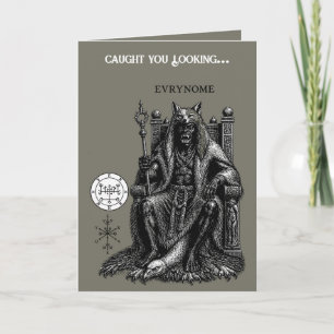 Cartão Demônio Pesadelo Eurynome