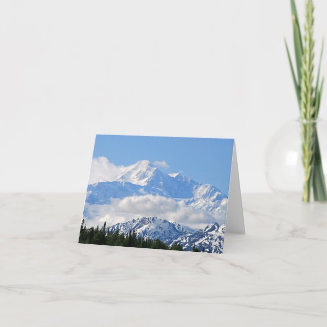 Cartão Denali / Mt McKinley Alaska (Frente)