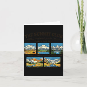 Cartão Denali rainier grand teton geleira da montanha roc