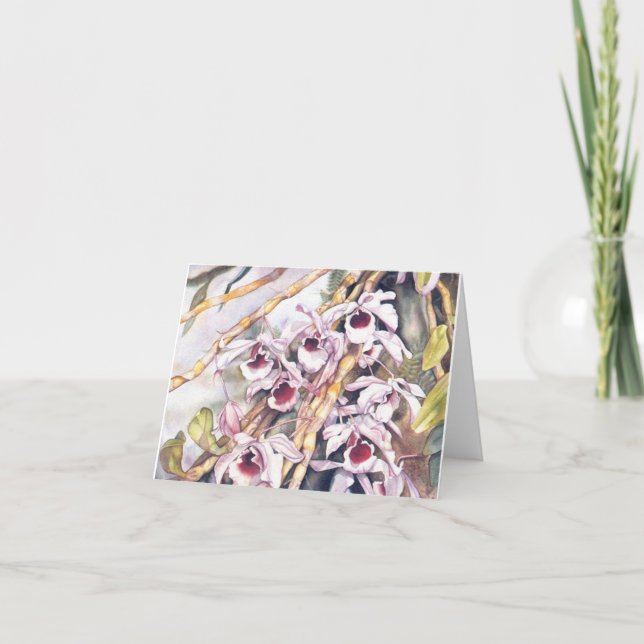 Cartão Dendrobiums Note card 2.95 (Frente)