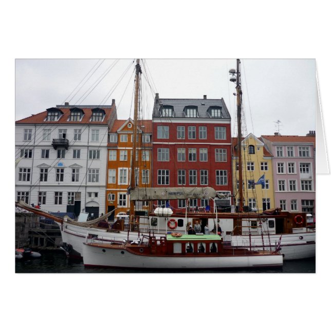 Cartão denmark nyhavn (Frente Horizontal)