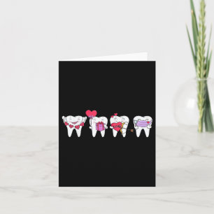 Cartão Dentes Lindos Coração Dia dos Namorados Higienista