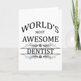 Cartão Dentista mais incrível do mundo