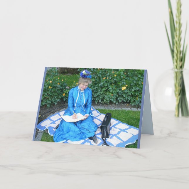 Cartão — dentro de aspas sobre livros (Frente)