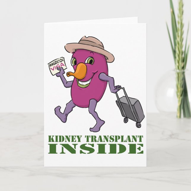 Cartão Dentro de transplante renal (Frente)