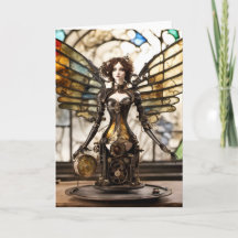 Dentro de Vazio de Mídia Mista de Anjo Steampunk