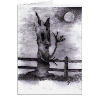 Cartão dentro de vazio "Spook Tree"