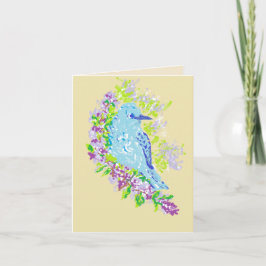 Cartão Dentro do Vazio da placa de anotação